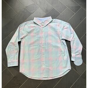 NWT Little English Seersucker Button-up size 8